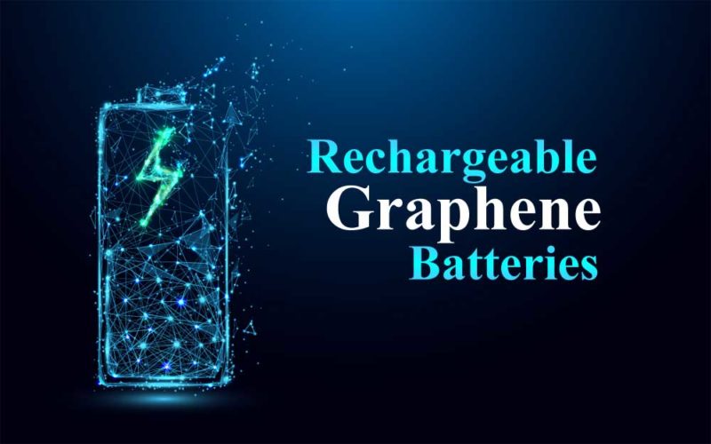 Rechargeable Graphene Batteries recharged 50 times with 94 Efficiency